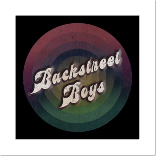 retro vintage circle Backstreet Boys Posters and Art